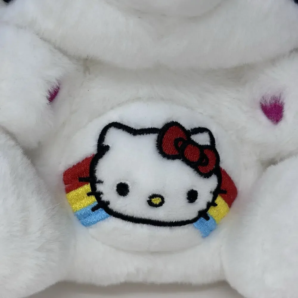 Sanrio X Carebear Collaboration plush Bear Hello Kitty